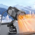 thumbnail image 1 of 150W Car Heater, Plug Into Lighter Portable Heater, Fast Demisting Defroster, 12V, 2 in 1 Hot Cold Modes, Adjustable, ABS Material, for Sedan SUV, 1 of 8