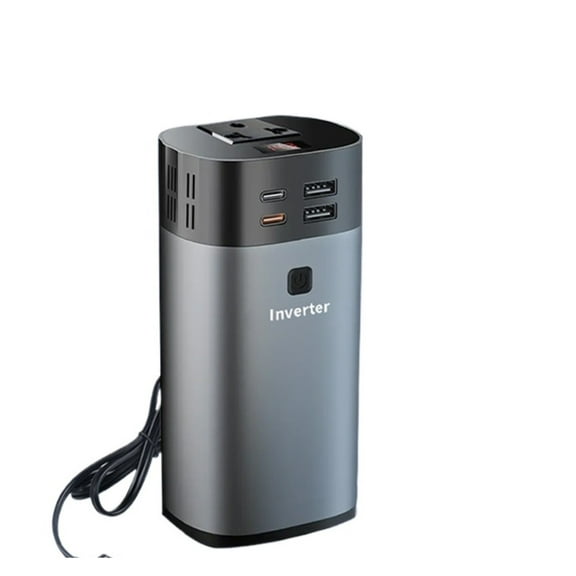 150W Car Inverter USB Type C 18W DC 12V to AC Auto Power Inversor Fast Charr For Car Power Adapter ,Car Essential
