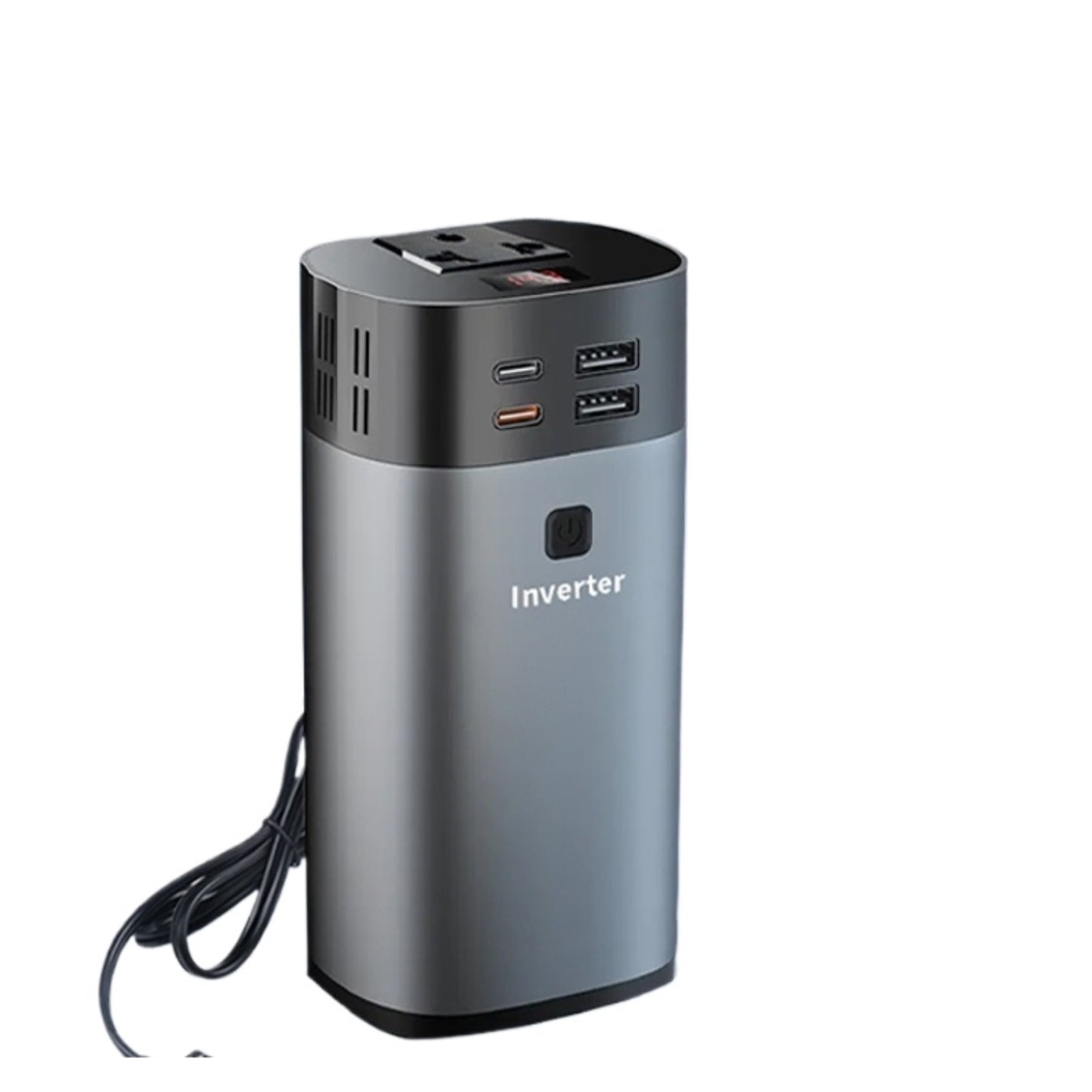 150W Car Inverter USB Type C 18W DC 12V to AC Auto Power Inversor Fast Charr For Car Power Adapter ,High-efficiency Conversion
