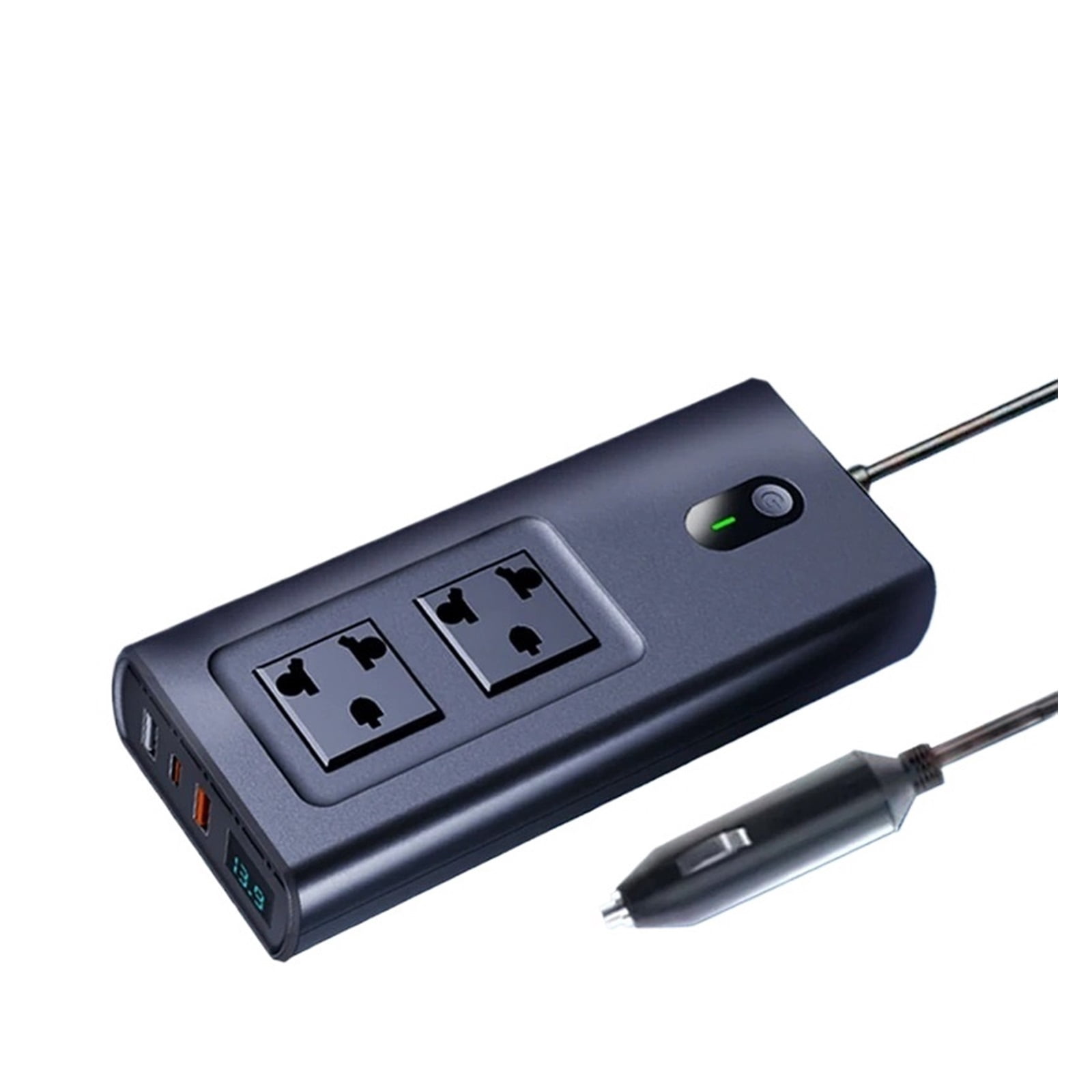 150W Car Inverter USB Type C 30W DC 12V to AC Auto Power Inversor Fast Charr For Car Power Adapter ,Car Essential