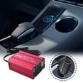 thumbnail image 1 of 150W Car Power Inverter 12V DC To 110V AC Converter Vehicle Adapter Plug Outlet With 3.1A USB Car Charger For Laptop Computer, 1 of 1