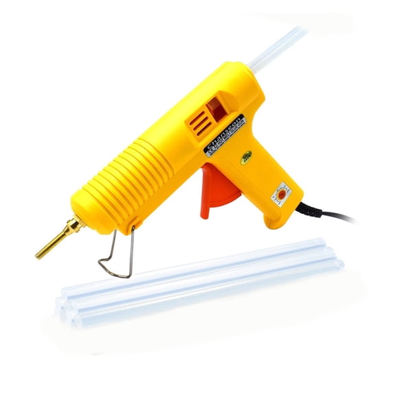 150W Hot Melt Glue Gun 11mm Glue Stick Industrial Adjustable Temperature Guns Thermo Glue Gun Heat Temperature For Home DIY, Christmas Gifts, Crafts ,Plug and Heat