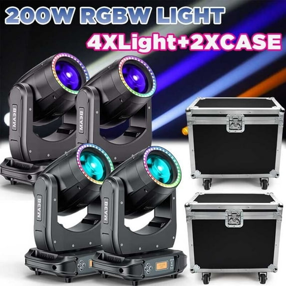 150W LED Moving Head Light RGBW Gobo Beam Stage DMX Spot Lighting DJ Disco Show