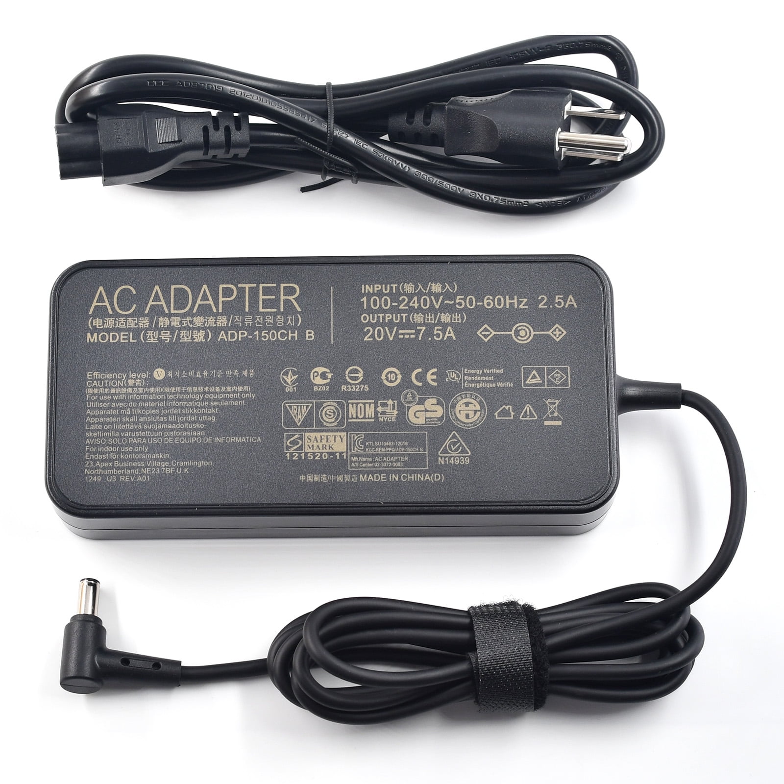 150W Laptop Charger Adapter ADP-150CH BB for ASUS TUF Gaming FX705GM FX705GE ROG Strix G15 G512L 6.0*3.7mm