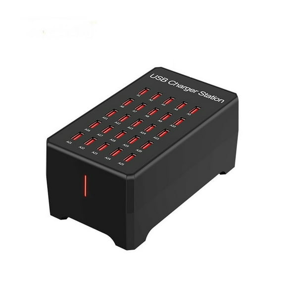 150W Multi USB Fast Charger LED Indicator 30 Ports USB 2.4A Charging For Smartphone Tablet ,Portable Station