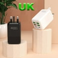 150W Port Fast Charger 4 USB + 2 PD Ports High Speed Charging Hub For