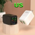 150W Port Fast Charger 4 USB + 2 PD Ports High Speed Charging Hub For