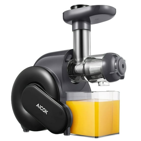 150W Slow Masticating Juicer Extractor with Higher Juice Yield, Drier Pulp, Quiet Motor, Reverse Function for Fruits and Vegetables - AMR519