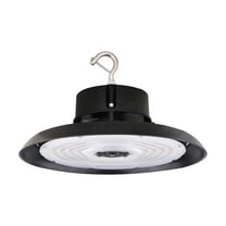 150W UFO LED High Bay 21000 Lumens 4000K 277-480v 0-10V Dimmable Black Finish