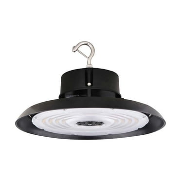 150W UFO LED High Bay 21000 Lumens 4000K 277-480v 0-10V Dimmable Black Finish