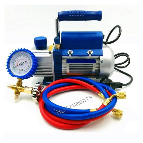 150W Vacuum Pump FY-1H-N Air Conditioni Add Fluoride Tool Vacuum Pump Set With Refrigerant Table Pressure Gauge Refrigerant Tube
