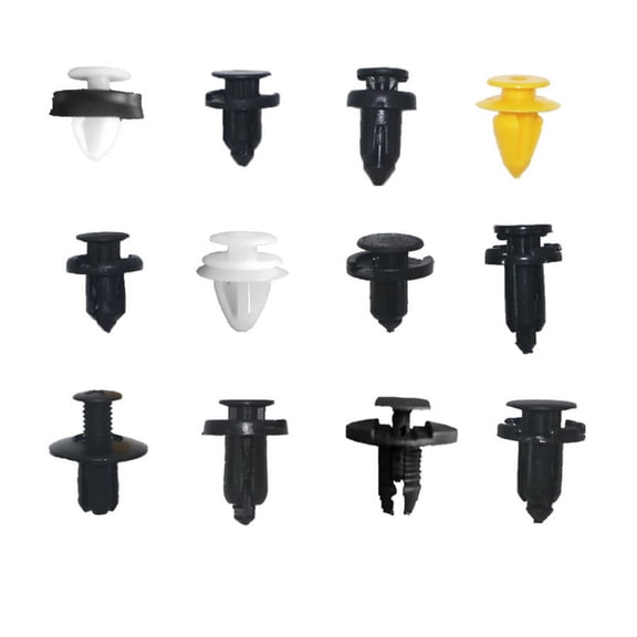 150X Auto Fastener Clip Set Car Body Plastic Push Pin Rivet Fasteners Boxed Kit