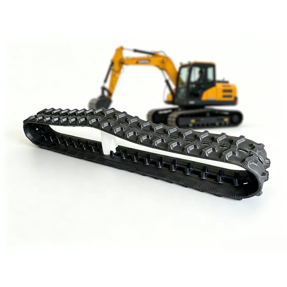 150x72 Replacement Rubber Track, Heavy Duty Undercarriage Rubber Crawler for Mini Excavator, Rotary Tiller, Small Tracked Carrier
