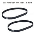thumbnail image 1 of 150XL037 timing belt 75 teeth black rubber gear drive belt 10 mm wide, 1 of 2