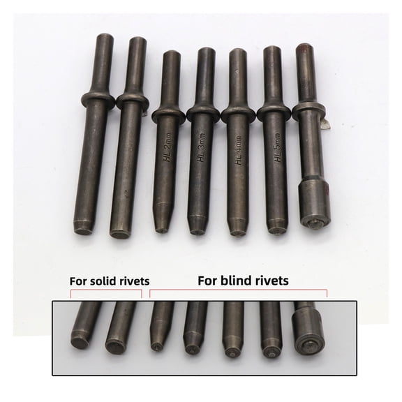 150Y 120mm Air Hammer Handheld Pistol Gas Shovels Small Rust Remover Pneumatic Tools With 4 Chisels