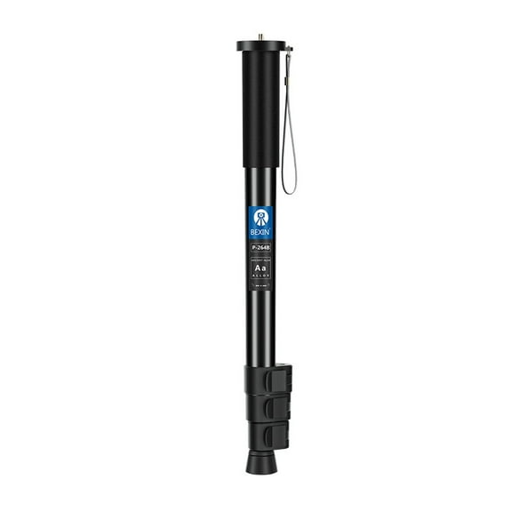 150cm Aluminum Alloy Portable Extendable Monopod with 1/4" & 3/8" Screw for DSLR Cameras, Live Streaming, Photography & Video Recording  Lightweight Travel Camera Support