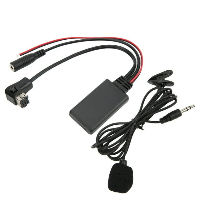 150cm Bluetooth Aux IN Adapter Cable with Microphone Replacement for
