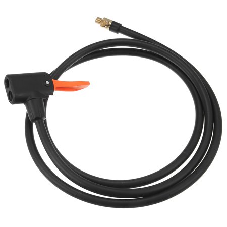150cm Copper Rubber Tube Air Chuck Compressor Pump Extension Hose for Car Motorbike Bike Quick Connect and Release
