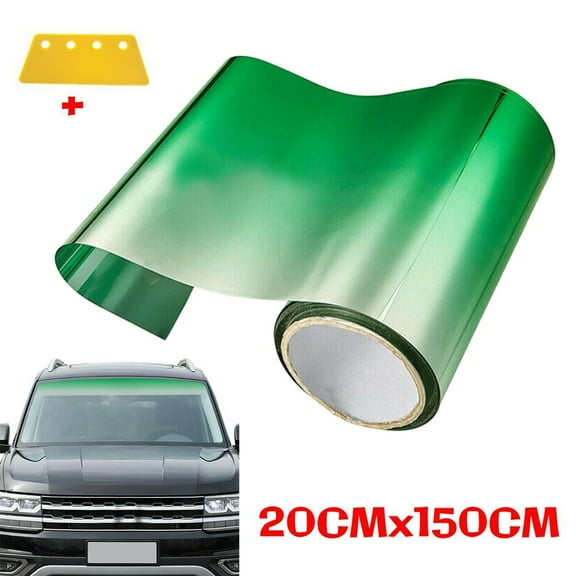 150cm Green Sun Visor Strip Tint Film Car Front Windshield Shade Accessories