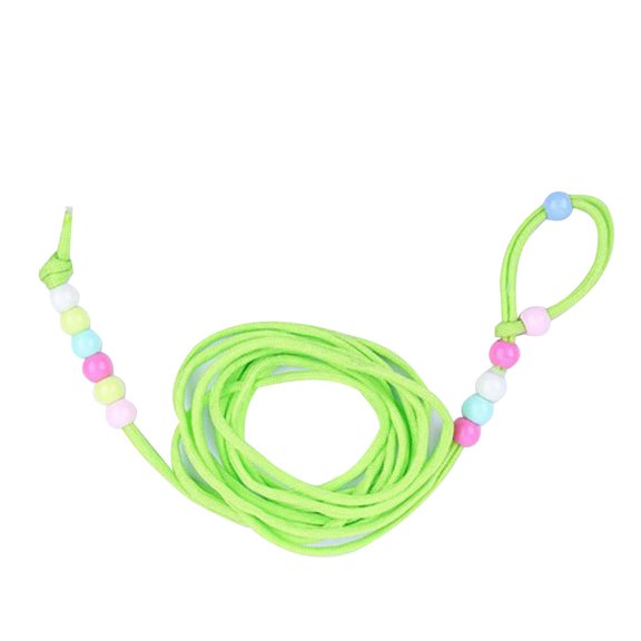 150cm Reptiles Traction Rope Flexible Reptiles Rabbits Lizards Traction Rope Leash with Beads Buckle for Walking Tools