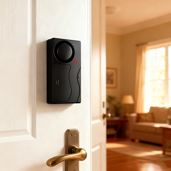 150dB Vibration Anti-Theft Alarm, 10 Adjustable Sensitivity & Doorbell Dual Mode, Tool-Free Magnetic Mount for Motorcycle Scooter Apartment Rental Security