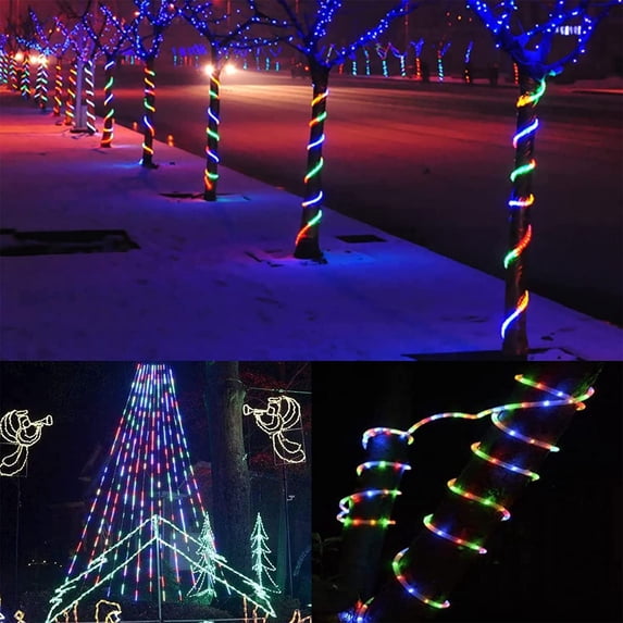Lighting With Ropes 150ft LED Rope Lights Outdoor, 1080 LED Connectable and Flexible Tube ...