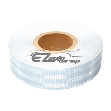 Ezautowrap Golden Yellow Reflective Safety Tape 2x150ft – DOT-C2 Adhesive Conspicuity Decal For Trucks Trailers