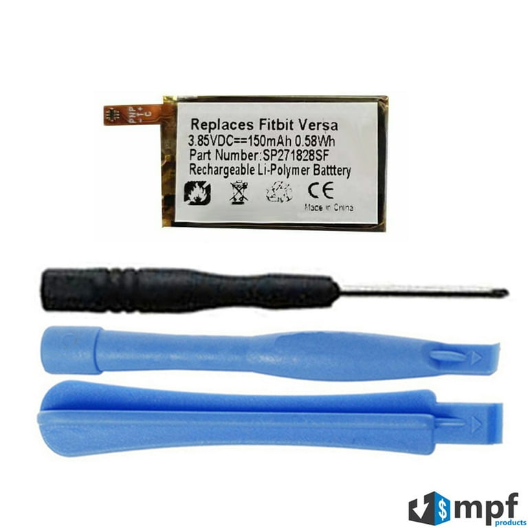 150mAh SP271828SF Battery Replacement for Fitbit Versa Smartwatch FB504 FB505 Walmart