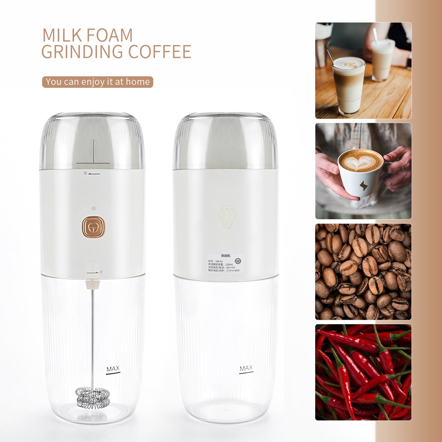 Rae Dunn Coffee Maker and frother bundle- Drip Coffee Maker and Handheld  Milk Frother (Cream) - AliExpress