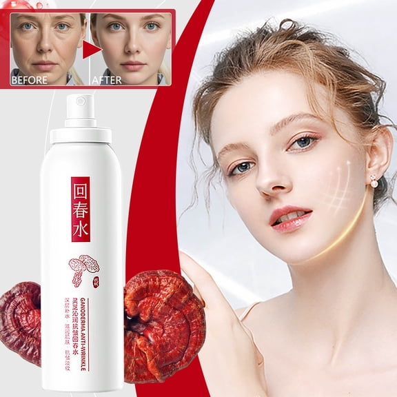 150ml Lingzhi Anti-Wrinkle Rejuvenating Essence - Hydrating & Firming Facial Treatment for Mature Skin - With Ganoderma