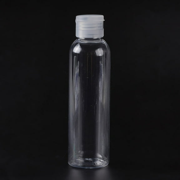 150ml Plastic Bottles with Clamshell Cap Clear 14.7cm Capacity: 150ml DIY