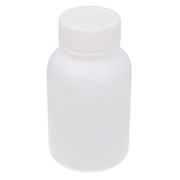 150ml Plastic Cylinderical Graduated Lab Chemical Capacity Storage Bottle White