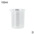 thumbnail image 1 of 150ml Transparent Plastic Graduated Beaker Kitchen Baking Measuring Cup, 1 of 9