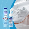 thumbnail image 1 of 150ml White Shoe Cleaning Mousse with Brush, Gentle Foam Cleaner for Sneakers, Canvas, Leather & Mesh, Rinse-Free, Travel Size, Brightening Formula, 1 of 9