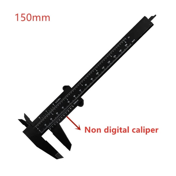 150mm 100mm Electronic Digital Caliper Carbon Fiber Dial Vernier Caliper Gauge Micrometer Measuring Tool Digital Ruler ,Easy to Operate