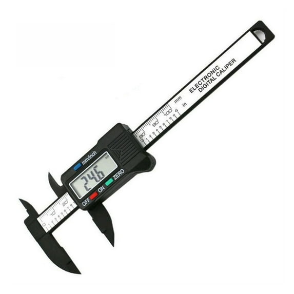 150mm 100mm Electronic Digital Caliper Carbon Fiber Dial Vernier Caliper Gauge Micrometer Measuring Tool Digital Ruler ,Easy to Operate