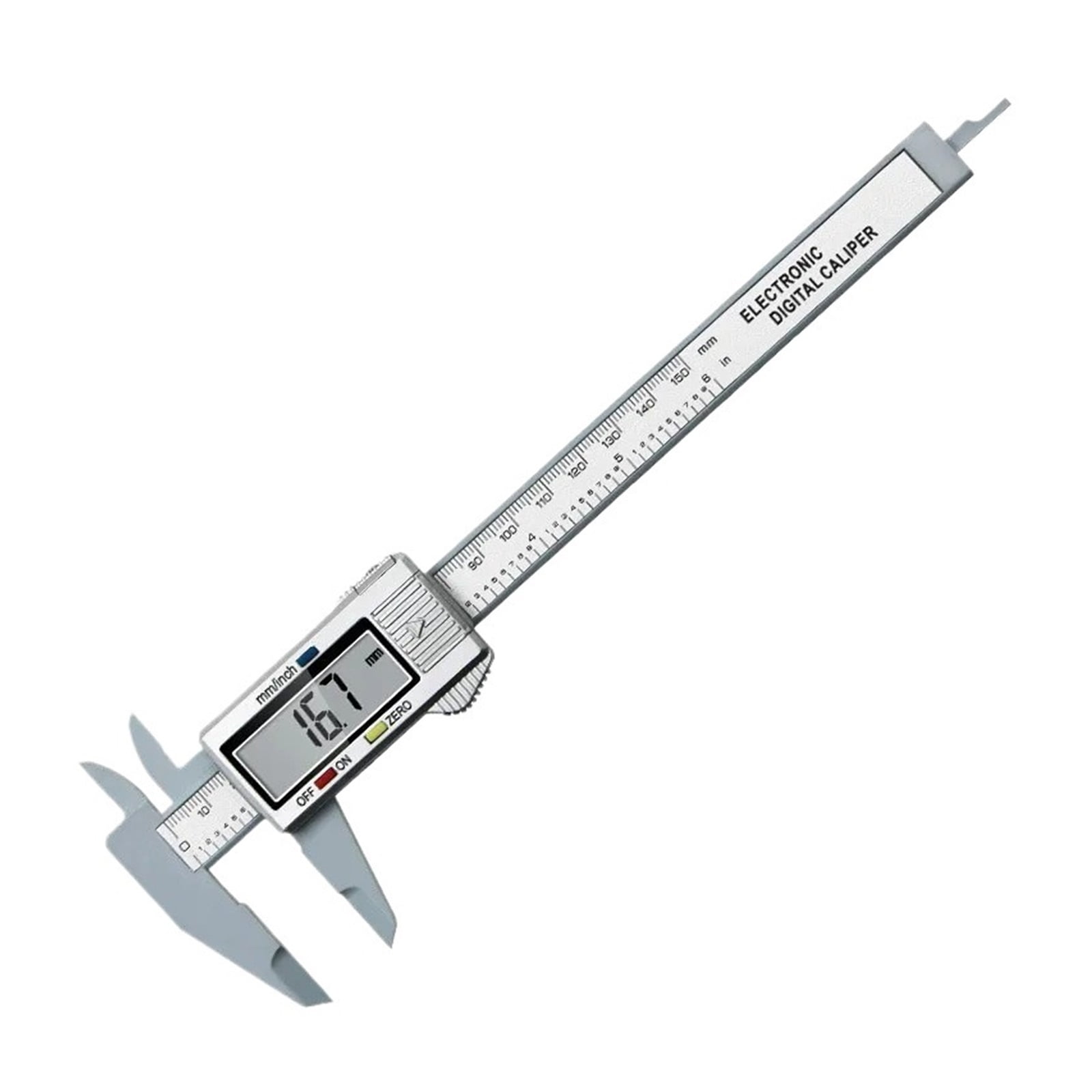 150mm 100mm Electronic Digital Caliper Carbon Fiber Dial Vernier Caliper Gauge Micrometer Measuring Tool Digital Ruler ,Easy to Use