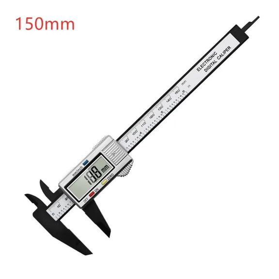 150mm 100mm Electronic Digital Caliper Carbon Fiber Dial Vernier Caliper Gauge Micrometer Measuring Tool Digital Ruler ,Precision Measuring