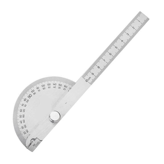 150mm 180 Degree Protractor Metal Angle Ruler Woodworking Measuring Ruler Stainless Steel Angle ,Water-Proof & Dust Resistant