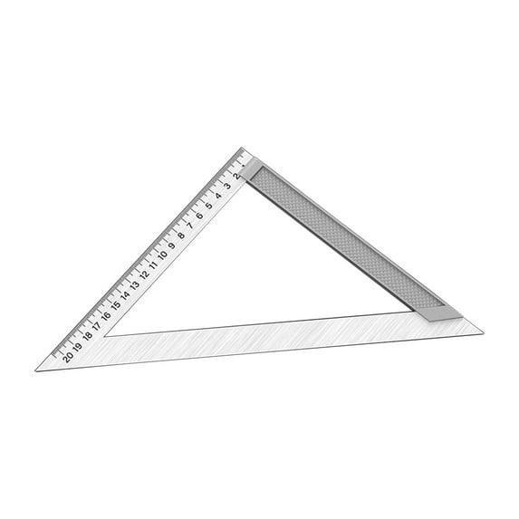150mm/200mm/300mm Triangles Square Ruler Stainless Steel Right Angled Woodworking Tool Measurement for Engineers