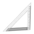 thumbnail image 1 of 150mm/200mm/300mm Triangles Square Ruler Stainless Steel Right Angled Woodworking Tool Measurement for Engineers, 1 of 9