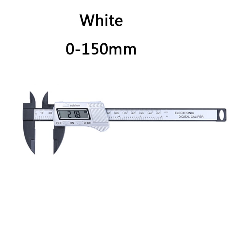 150mm 6 Inch LCD Digital Electronic Carbon Fiber Vernier Caliper Gauge Micrometer Measuring Tool ,Complete Kit