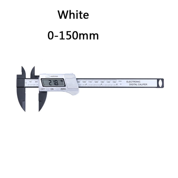 150mm 6 Inch LCD Digital Electronic Carbon Fiber Vernier Caliper Gauge Micrometer Measuring Tool