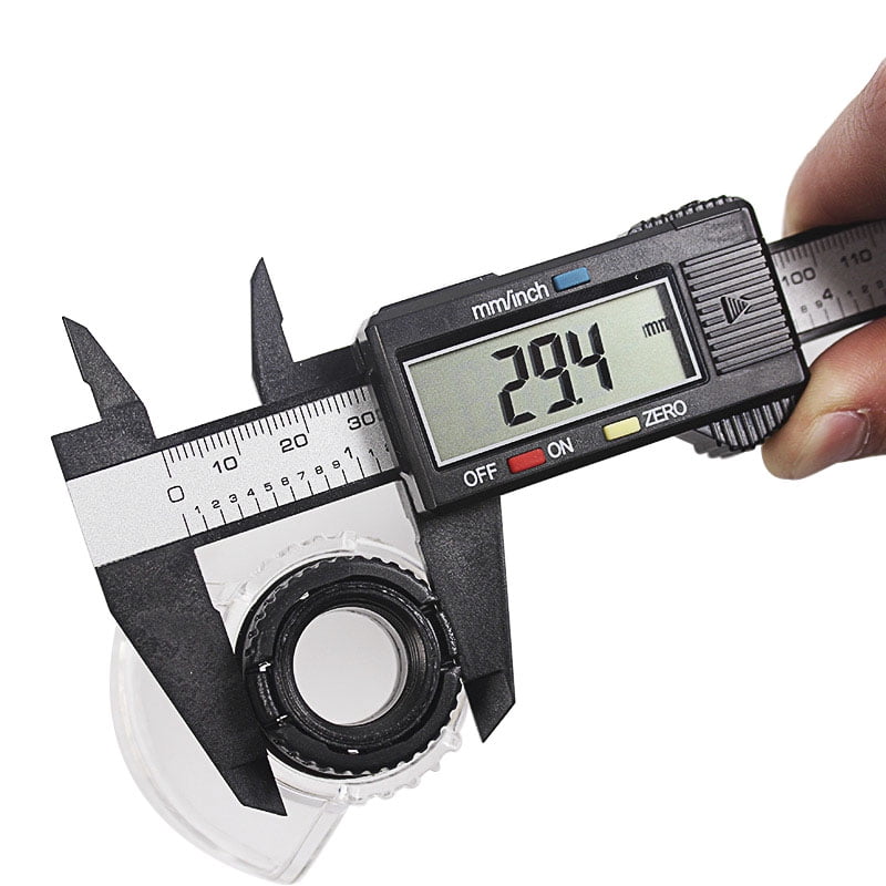 150mm 6 Inch LCD Digital Ruler Electronic Carbon Fiber Vernier Caliper Gauge Micrometer Measuring Tool Calibre Digital Suwmiarka