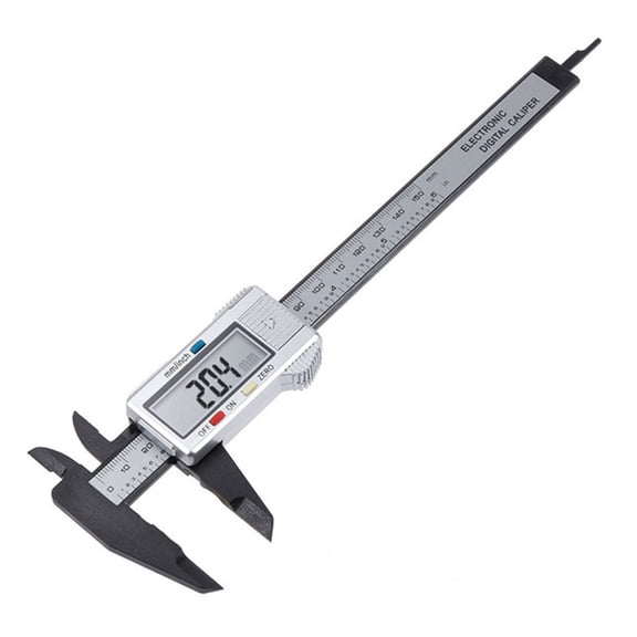 150mm 6inch Electronic Digital Caliper Carbon Fiber Dial Vernier Caliper Gauge Micrometer Measuring Tool Digital Ruler