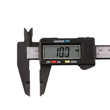 150mm 6inch LCD Digital Electronic Carbon Fiber Vernier Caliper Gauge Micrometer