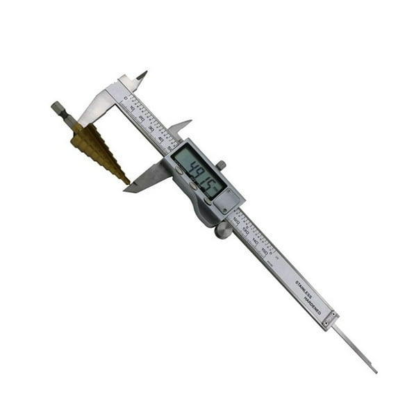 150mm Electronic Digital Caliper 6 Inch Vernier Caliper Gauge Micrometer Measuring Tool Digital Ruler Stainless Steel Caliper ,Easy to Use
