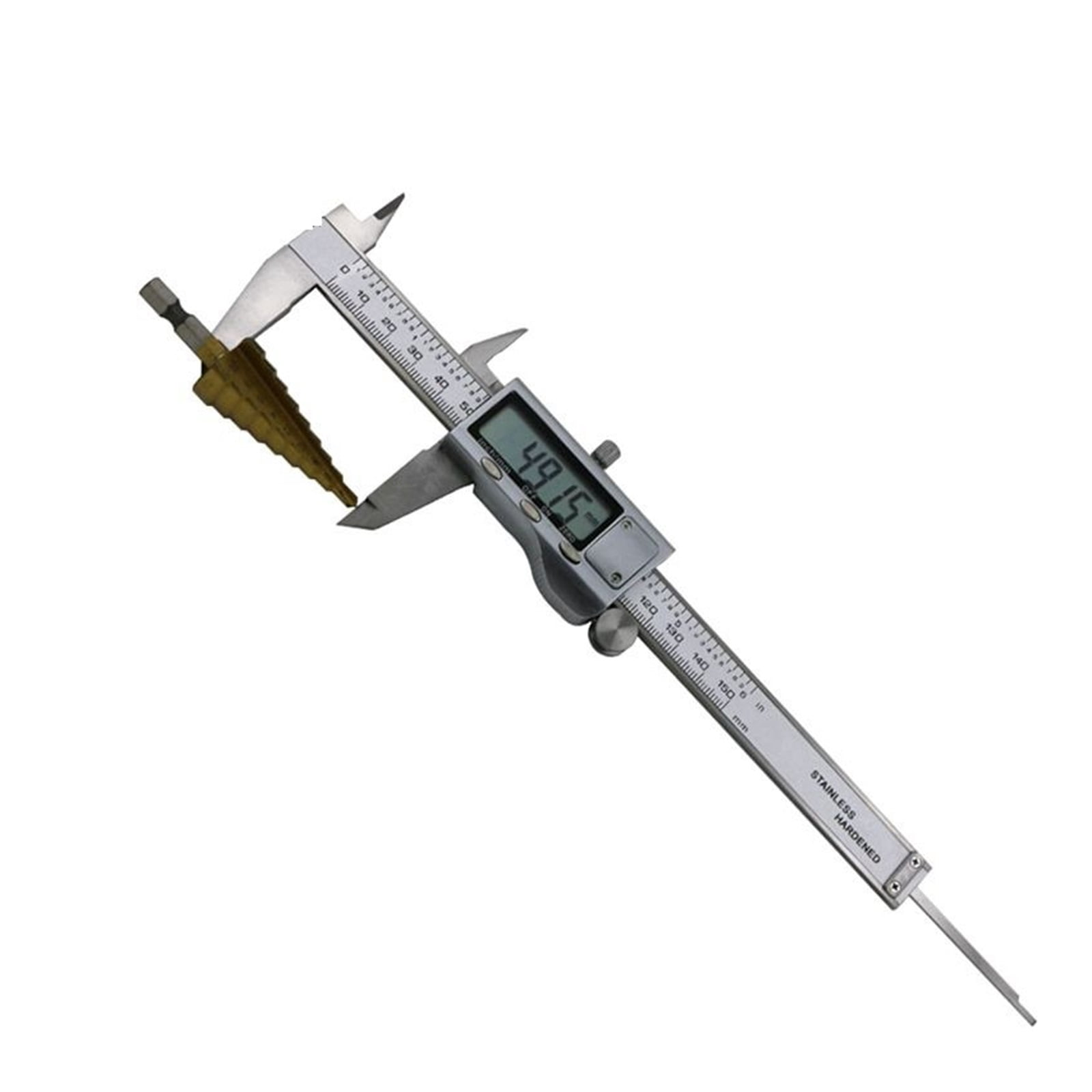 150mm Electronic Digital Caliper 6 Inch Vernier Caliper Gauge Micrometer Measuring Tool Digital Ruler Stainless Steel Caliper