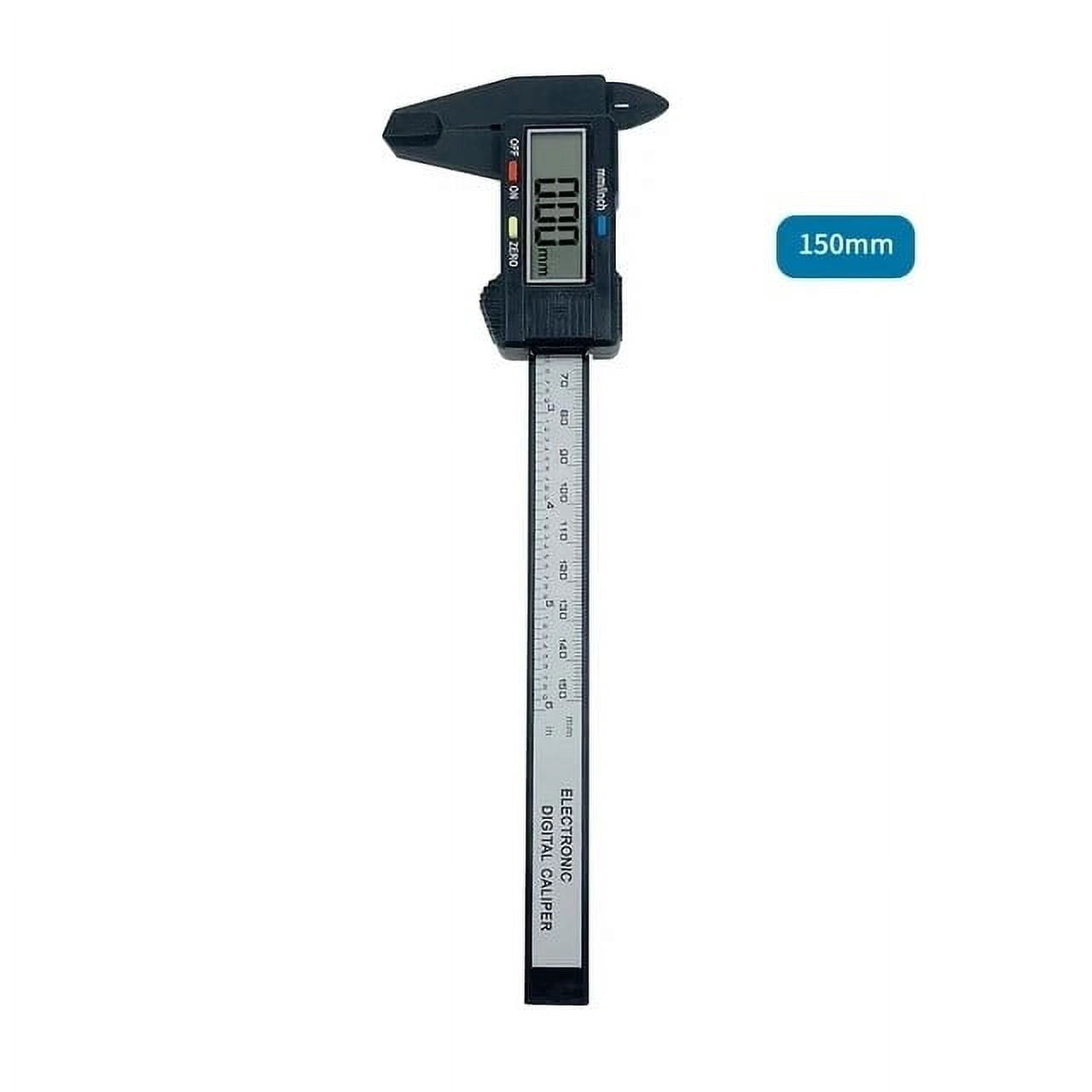 Dialed Adjustable Ruler 150mm Electronic Digital Caliper Carbon Fiber Dial Vernier Caliper ...
