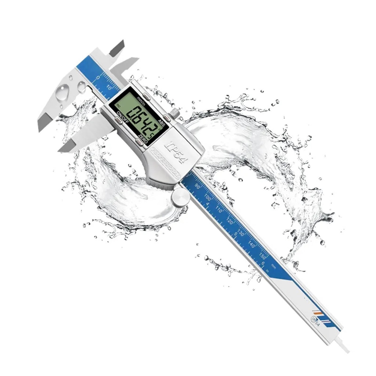 150mm Electronic Digital Caliper Stainless Vernier High Precision IP54Steel Measuring Tool